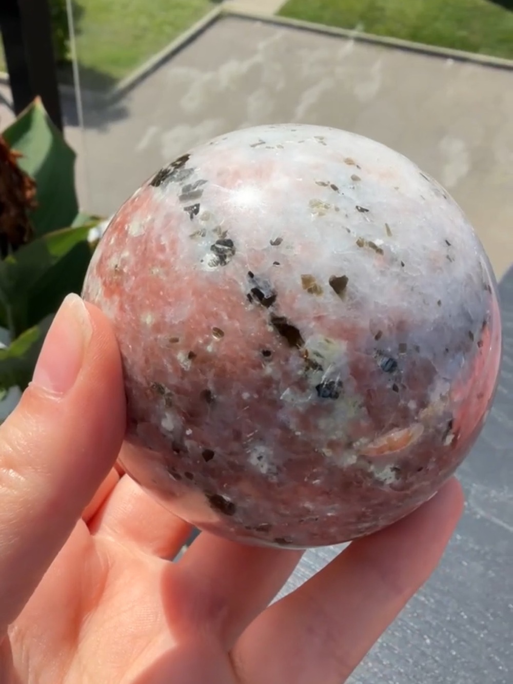 Strawberry Quartz Sphere | crystal